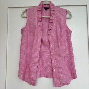 Brooks Brothers Ruffle top